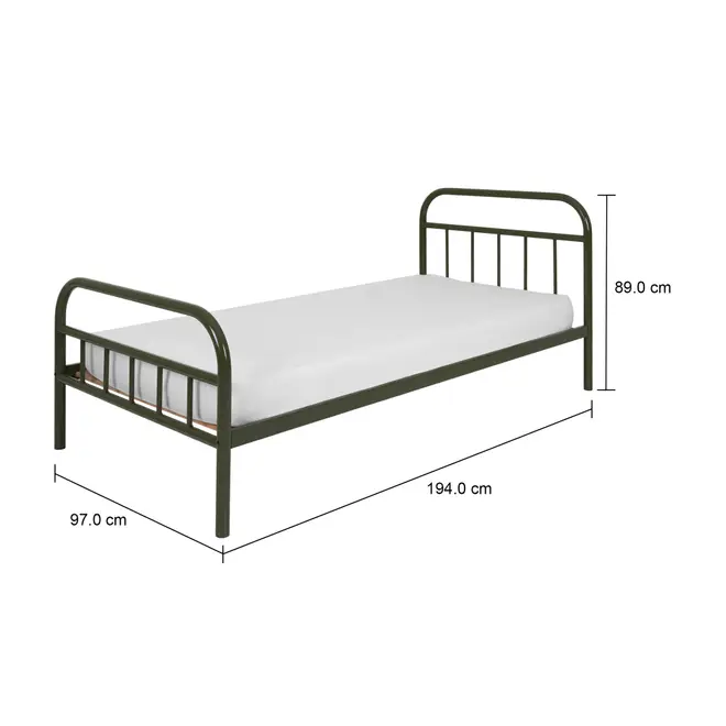 CAMA DE SOLTEIRO 88 CM MABOO - MUSGO - Foto 8