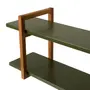 PRATELEIRA 35 CM X 1 M X 25 CM SKADA - NOZES/MUSGO - Foto 4