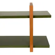 PRATELEIRA 35 CM X 1 M X 25 CM SKADA - NOZES/MUSGO - Foto 5