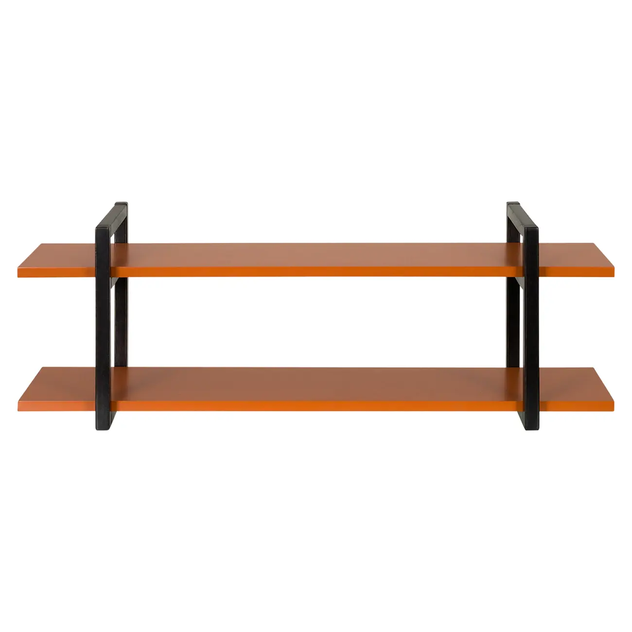 PRATELEIRA 35 CM X 1 M X 25 CM SKADA - PRETO/TERRACOTA - Foto 1