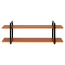 PRETO/TERRACOTA - PRATELEIRA 35 CM X 1 M X 25 CM SKADA