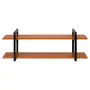 PRETO/TERRACOTA - PRATELEIRA 35 CM X 1 M X 25 CM SKADA