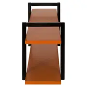 PRATELEIRA 35 CM X 1 M X 25 CM SKADA - PRETO/TERRACOTA - Foto 3
