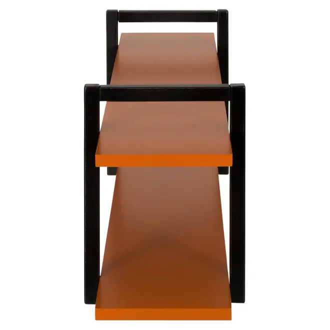 PRATELEIRA 35 CM X 1 M X 25 CM SKADA - PRETO/TERRACOTA - Foto 3