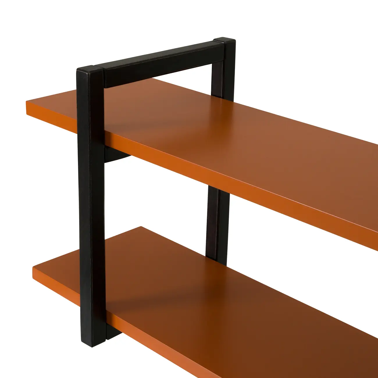 PRATELEIRA 35 CM X 1 M X 25 CM SKADA - PRETO/TERRACOTA - Foto 4