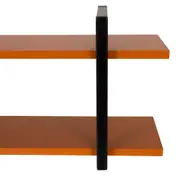 PRATELEIRA 35 CM X 1 M X 25 CM SKADA - PRETO/TERRACOTA - Foto 5