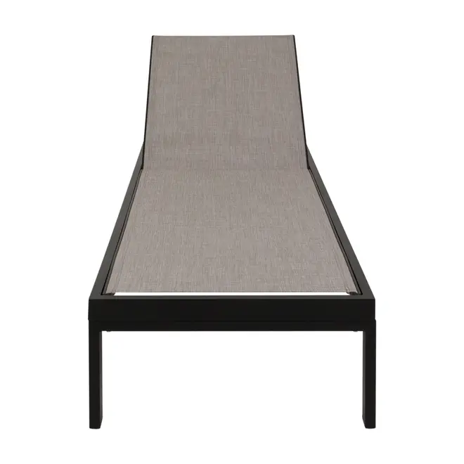 MYRTOS CHAISE LONGUE - PRETO/CINZA - Foto 2