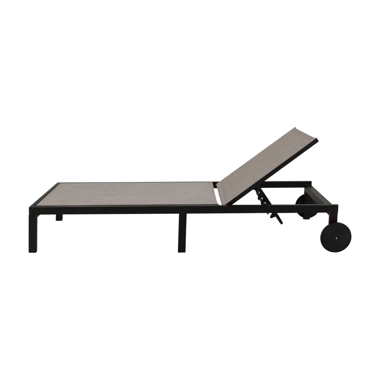 MYRTOS CHAISE LONGUE - PRETO/CINZA - Foto 3