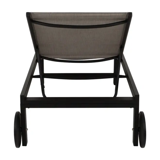 MYRTOS CHAISE LONGUE - PRETO/CINZA - Foto 4