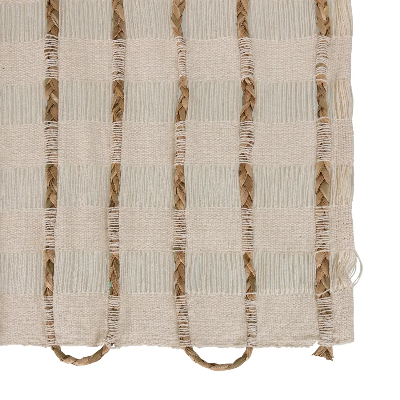 LUGAR AMERICANO 33 CM X 48 CM VINÃ - FIBRA NATURAL/BEGE - Foto 2