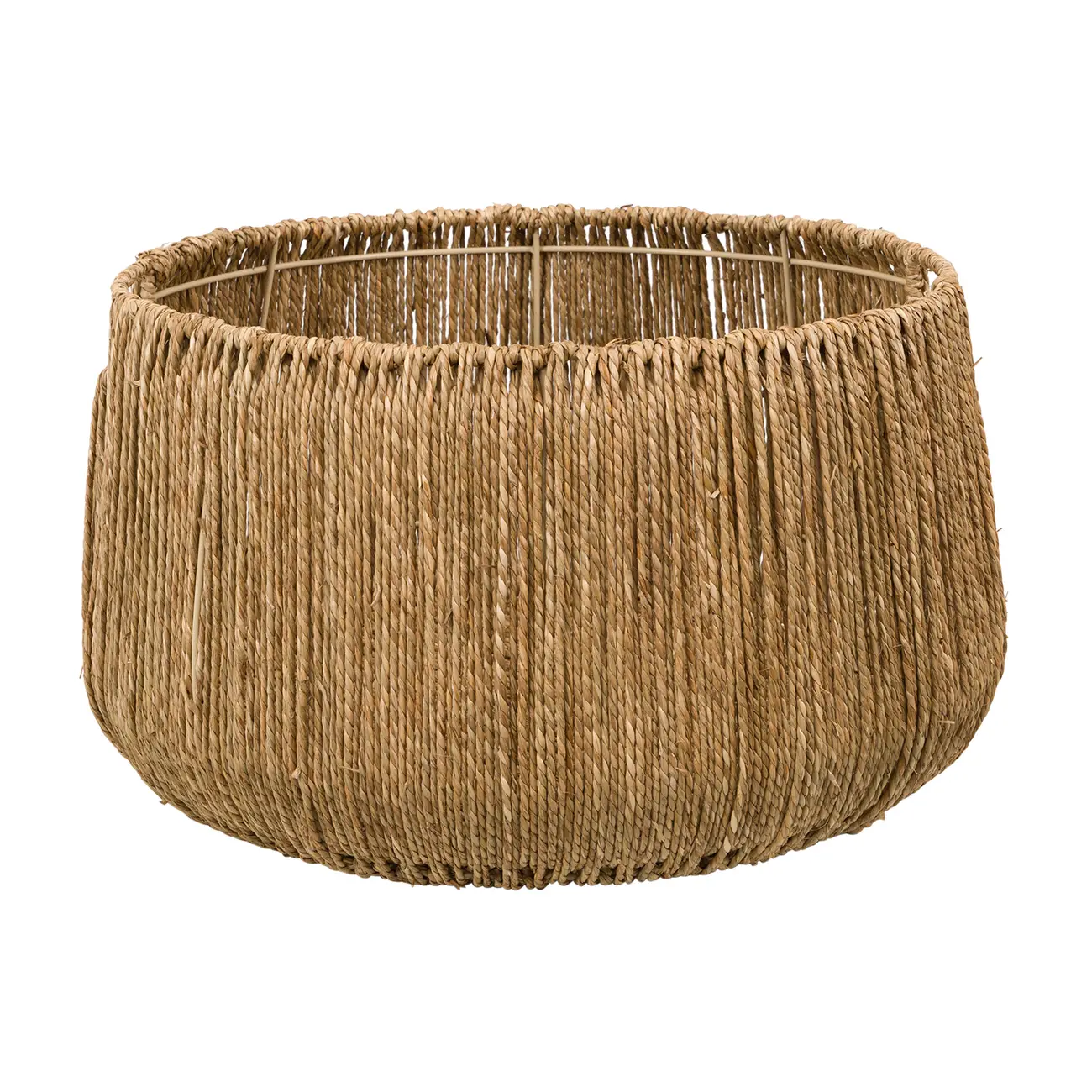 CESTO 24 CM X 45 CM X 45 CM ABUKI - FIBRA NATURAL - Foto 1