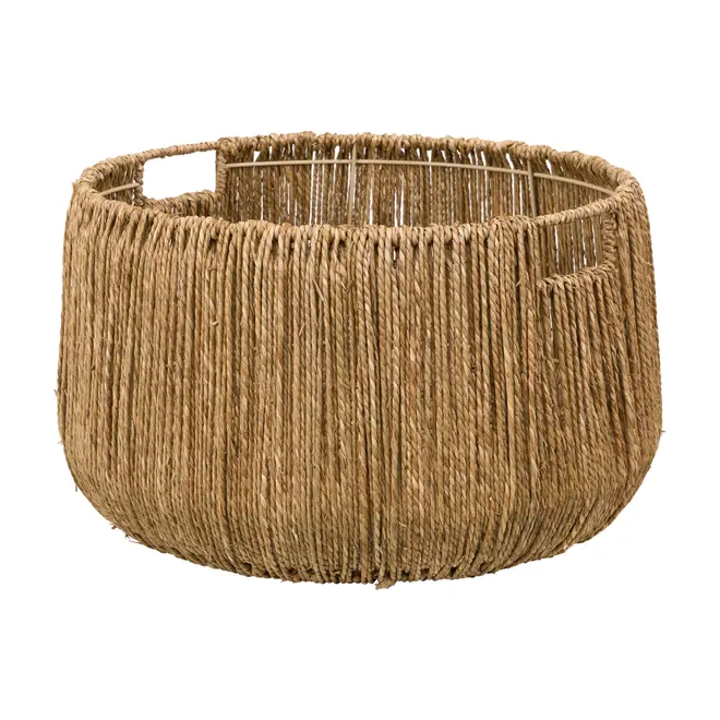 CESTO 24 CM X 45 CM X 45 CM ABUKI - FIBRA NATURAL - Foto 2
