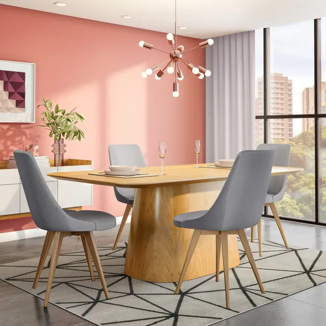 MESA 2 M X 1,10 M ALLURE - FREIJÓ/FREIJÓ - Foto 8