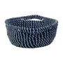 CESTO COM ALÇA 15 CM X 45 CM X 34 CM ANGRA - AZUL/ FIBRA CLARA - Foto 3