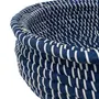 CESTO 15 CM X 39 CM X 39 CM ANGRA - AZUL/ FIBRA CLARA - Foto 2