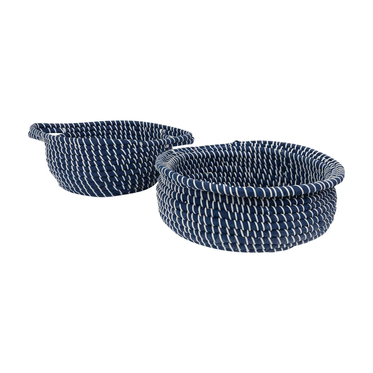 CESTO 15 CM X 39 CM X 39 CM ANGRA - AZUL/ FIBRA CLARA - Foto 3