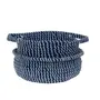 CESTO 15 CM X 39 CM X 39 CM ANGRA - AZUL/ FIBRA CLARA - Foto 4