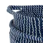 CESTO 15 CM X 39 CM X 39 CM ANGRA - AZUL/ FIBRA CLARA - Foto 5