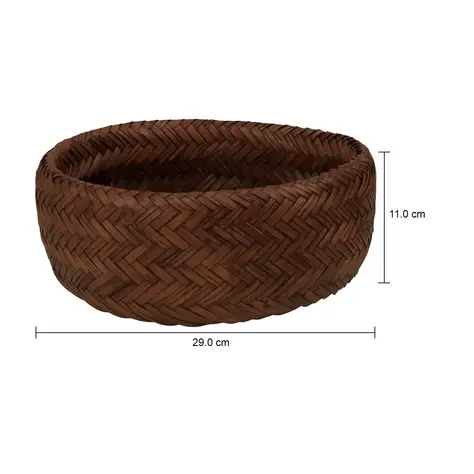 Imagem com medidas do produto CESTO 11 CM X 29 CM X 29 CM GÂMBIA
