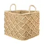 CESTO COM ALÇA 26 CM X 28 CM X 32 CM KAHALA - FIBRA NATURAL - Foto 2