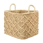 CESTO COM ALÇA 26 CM X 28 CM X 32 CM KAHALA - FIBRA NATURAL - Foto 2