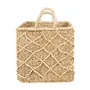 CESTO COM ALÇA 26 CM X 28 CM X 32 CM KAHALA - FIBRA NATURAL - Foto 3