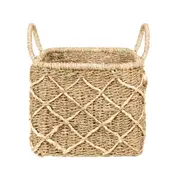 CESTO COM ALÇA 20 CM X 23 CM X 23 CM KAHALA - FIBRA NATURAL - Foto 1