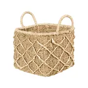 CESTO COM ALÇA 20 CM X 23 CM X 23 CM KAHALA - FIBRA NATURAL - Foto 2
