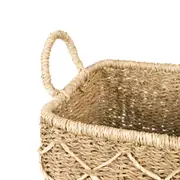 CESTO COM ALÇA 20 CM X 23 CM X 23 CM KAHALA - FIBRA NATURAL - Foto 4