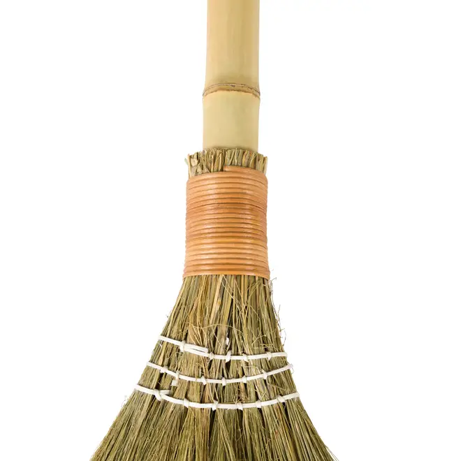 VASSOURA DECORATIVA BROOM - FIBRA NATURAL/NATURAL - Foto 3