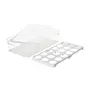 ORGANIZADOR PORTA-OVOS COM TAMPA PRACTICAL FRIDGE - INCOLOR/BRANCO - Foto 4