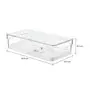 ORGANIZADOR PORTA-OVOS COM TAMPA PRACTICAL FRIDGE - INCOLOR/BRANCO - Foto 7