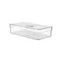 ORGANIZADOR COM TAMPA 30 CM X 15 CM PRACTICAL FRIDGE - INCOLOR/BRANCO - Foto 2