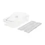 ORGANIZADOR COM TAMPA 30 CM X 15 CM PRACTICAL FRIDGE - INCOLOR/BRANCO - Foto 6
