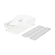 ORGANIZADOR COM TAMPA 30 CM X 15 CM PRACTICAL FRIDGE - INCOLOR/BRANCO - Foto 6