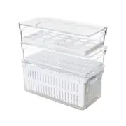 ORGANIZADOR COM TAMPA 30 CM X 15 CM PRACTICAL FRIDGE - INCOLOR/BRANCO - Foto 8