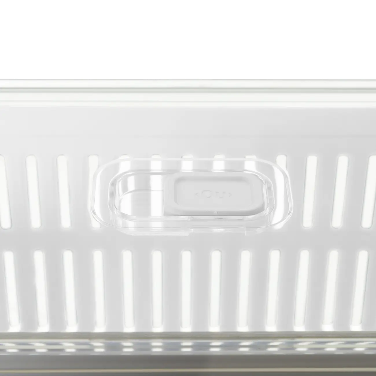 CESTO ORGANIZADOR COM TAMPA PRACTICAL FRIDGE - INCOLOR/BRANCO - Foto 4