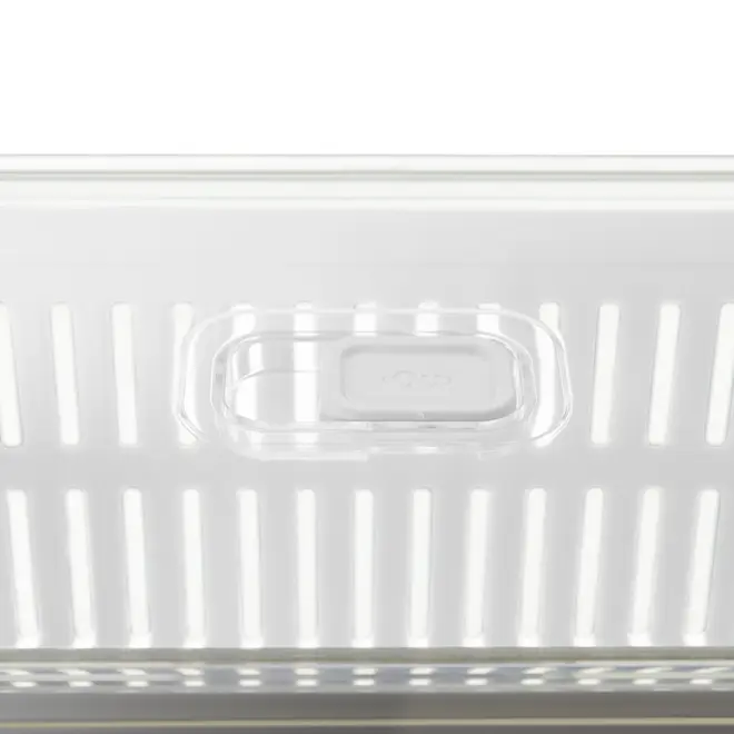 CESTO ORGANIZADOR COM TAMPA PRACTICAL FRIDGE - INCOLOR/BRANCO - Foto 4