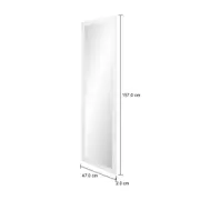 ESPELHO 47 CM X 1, 57 M VISUAL - BRANCO - Foto 10