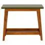 MESA LATERAL 70 CM X 36 CM BARTÔ - NOZES/MUSGO - Foto 1