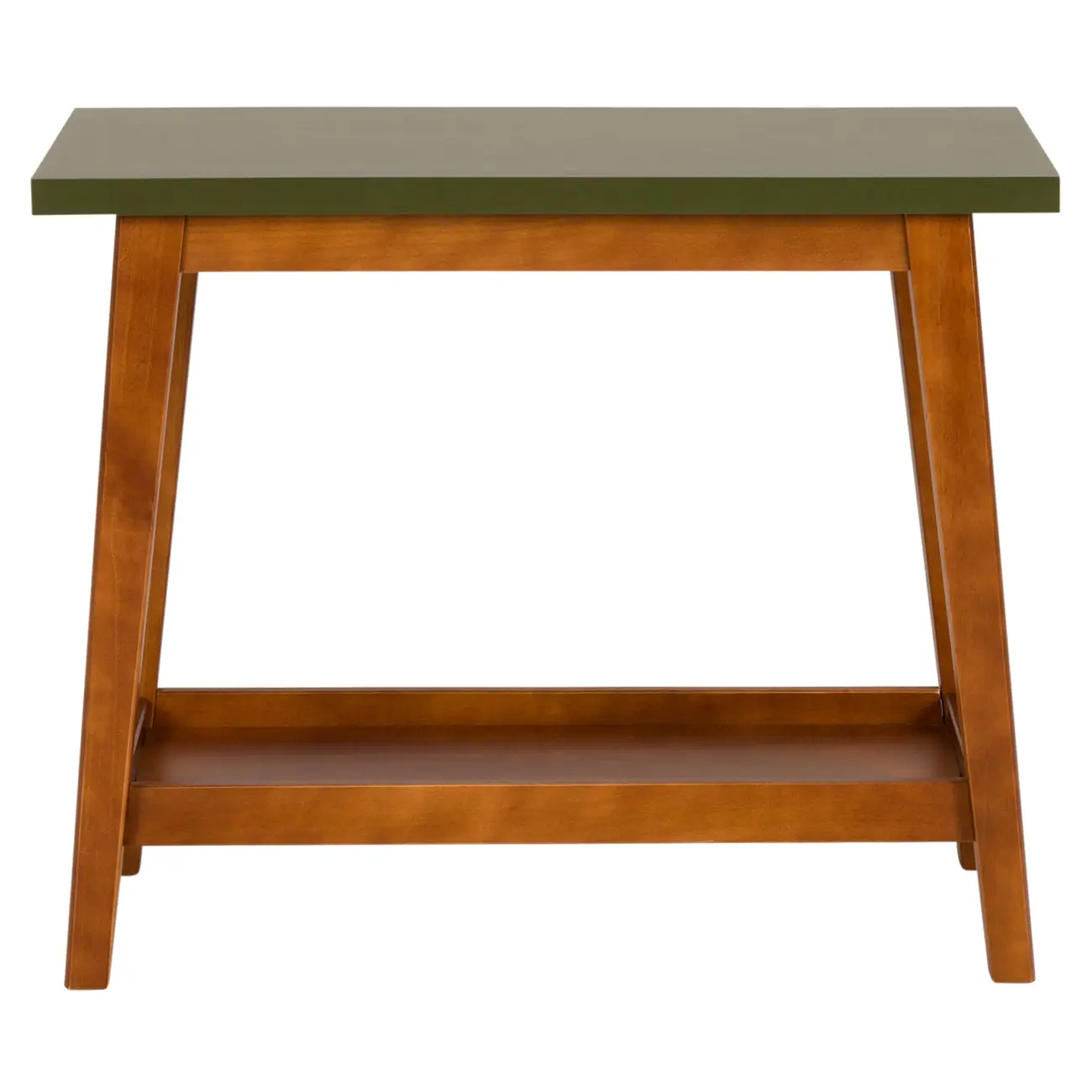 MESA LATERAL 70 CM X 36 CM BARTÔ - NOZES/MUSGO - Foto 1