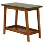 MESA LATERAL 70 CM X 36 CM BARTÔ - NOZES/MUSGO - Foto 2
