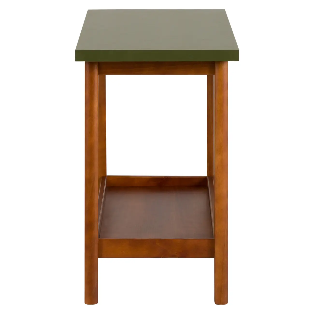 MESA LATERAL 70 CM X 36 CM BARTÔ - NOZES/MUSGO - Foto 3