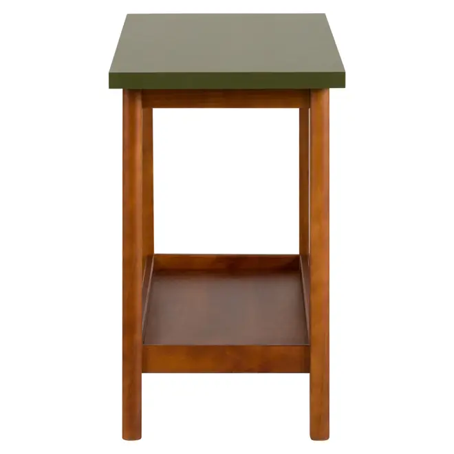 MESA LATERAL 70 CM X 36 CM BARTÔ - NOZES/MUSGO - Foto 3