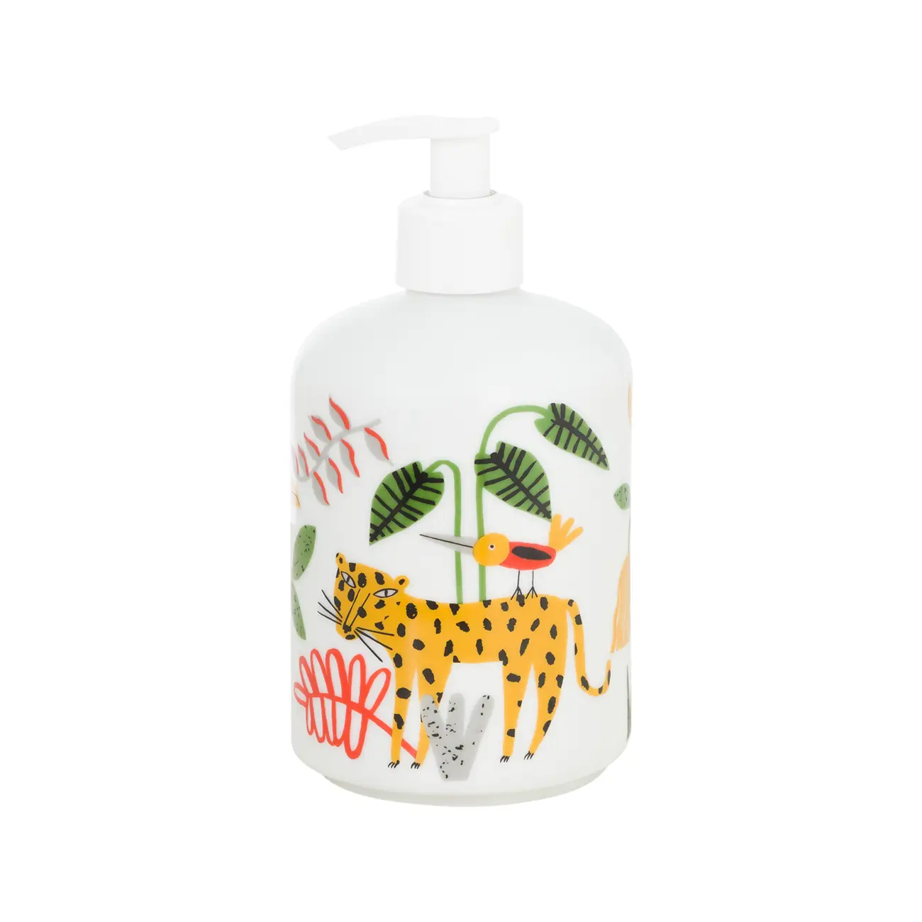 PORTA-SABONETE LÍQUIDO BICHARADA - BRANCO/LARANJA - Foto 1