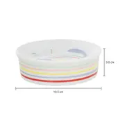 SABONETEIRA ARCA-ÍRIS - BRANCO/CORES CALEIDOCOLOR - Foto 4