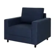 POLTRONA MUY - MESCLA AZUL ESCURO - Foto 1