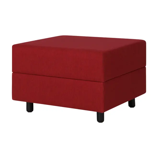 PUFF/BAÚ MUY - MESCLA VERMELHO - Foto 1
