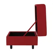 PUFF/BAÚ MUY - MESCLA VERMELHO - Foto 5