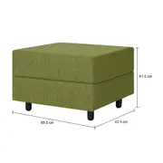 PUFF/BAÚ MUY - MESCLA VERDE - Foto 10